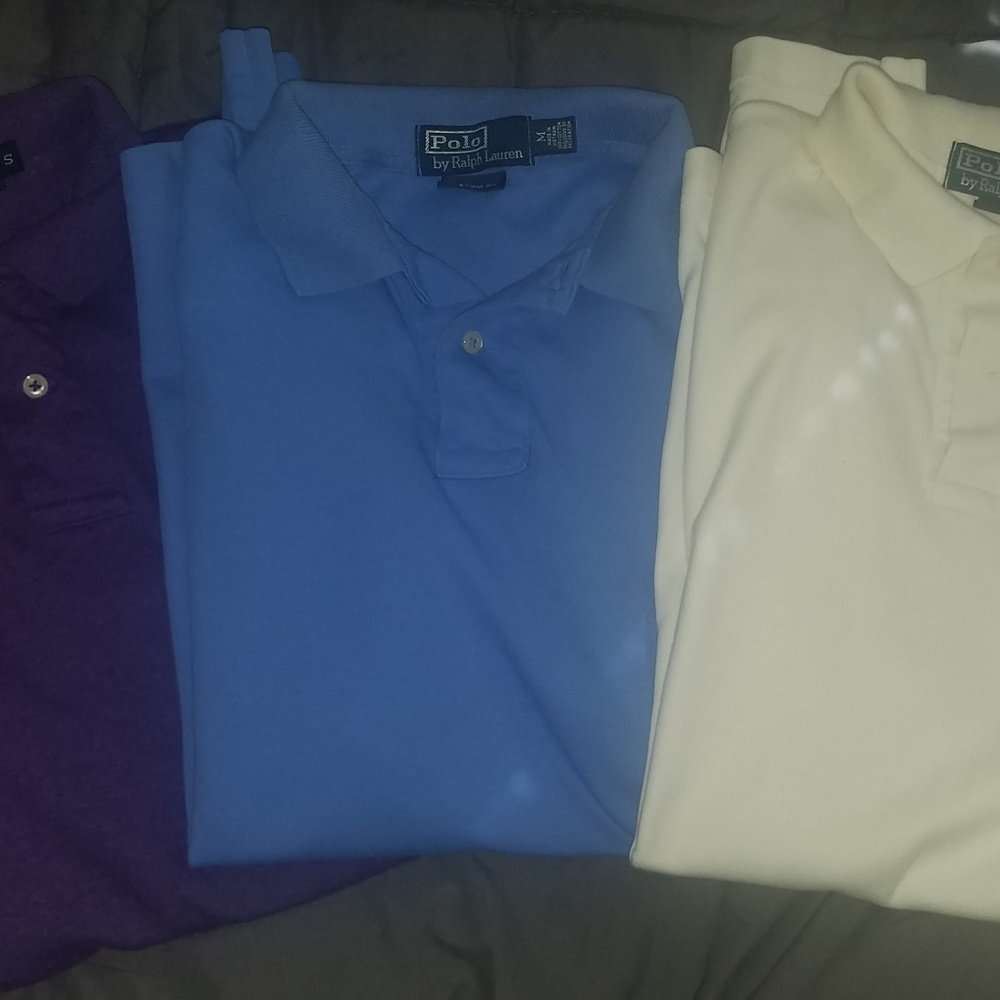 3 NEW Polo by Ralph Lauren Shor-Sleeve Shirts